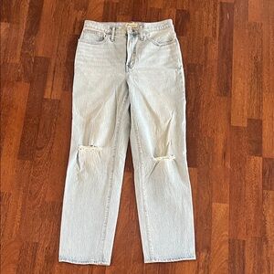 Madewell Light Blue Perfect Vintage Straight Jeans size 28